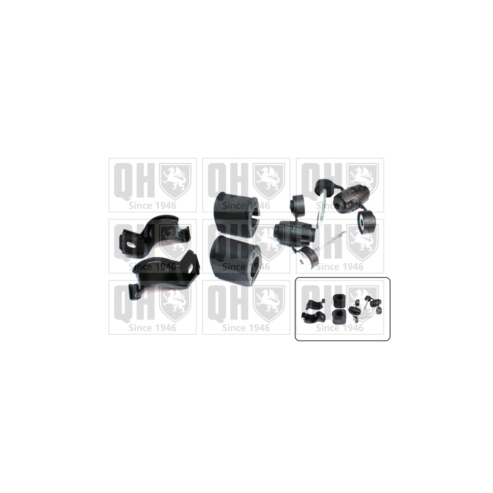 Image for QH EMBK3060 Stabiliser Bar Bush Kit - Front LH & RH (Inner, Outer)