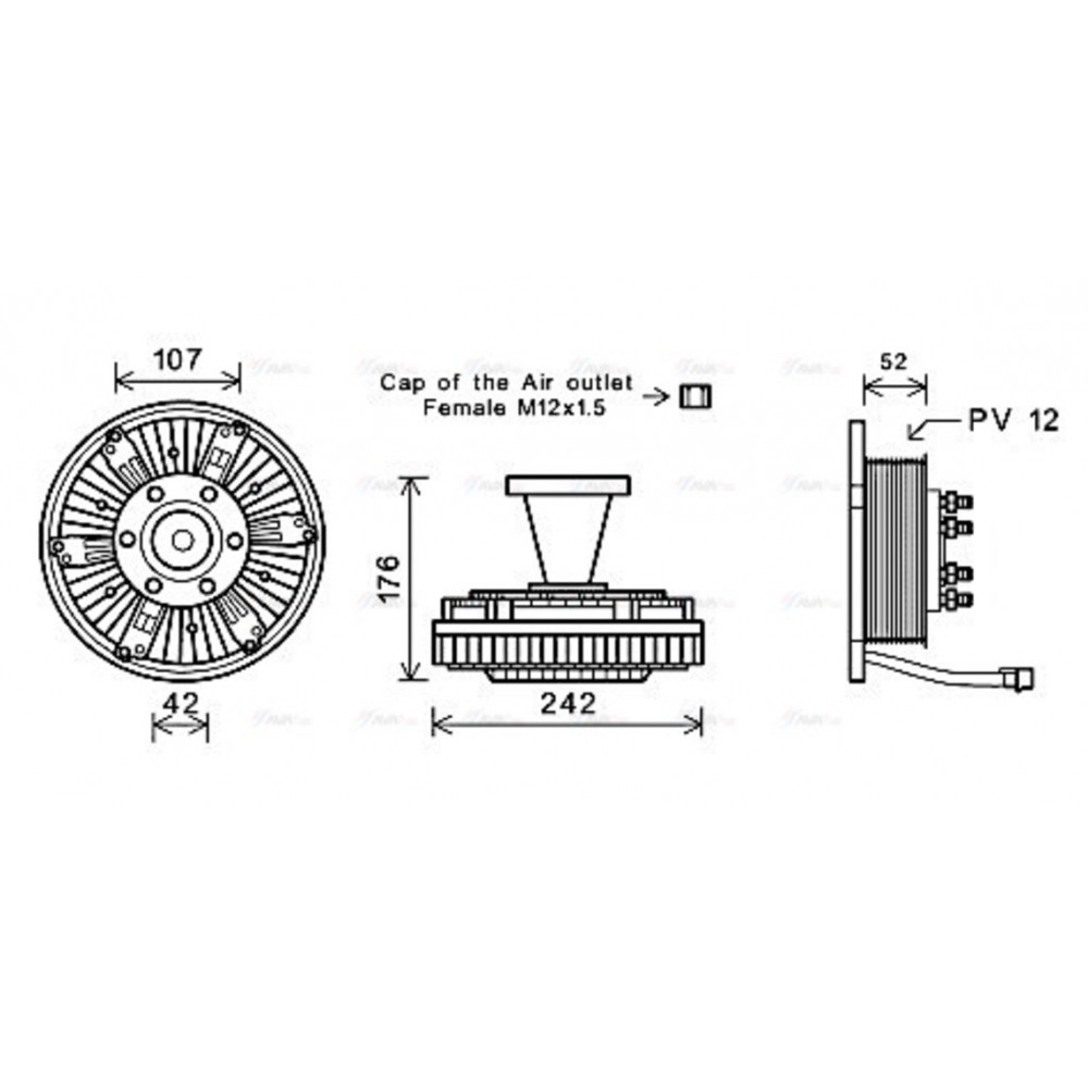 Image for AVA Cooling - Fan Clutch