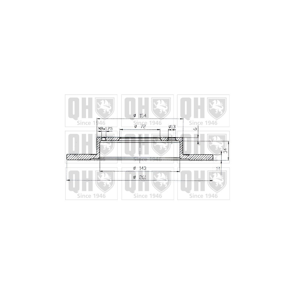 Image for QH BDC3959 Brake Disc