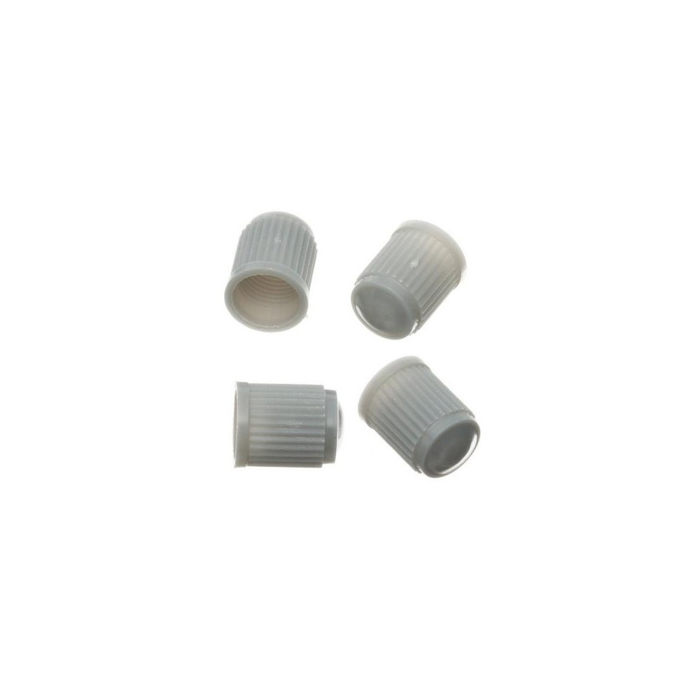 Image for Pearl PWN1344 Silver Plastic Valve Cap x4