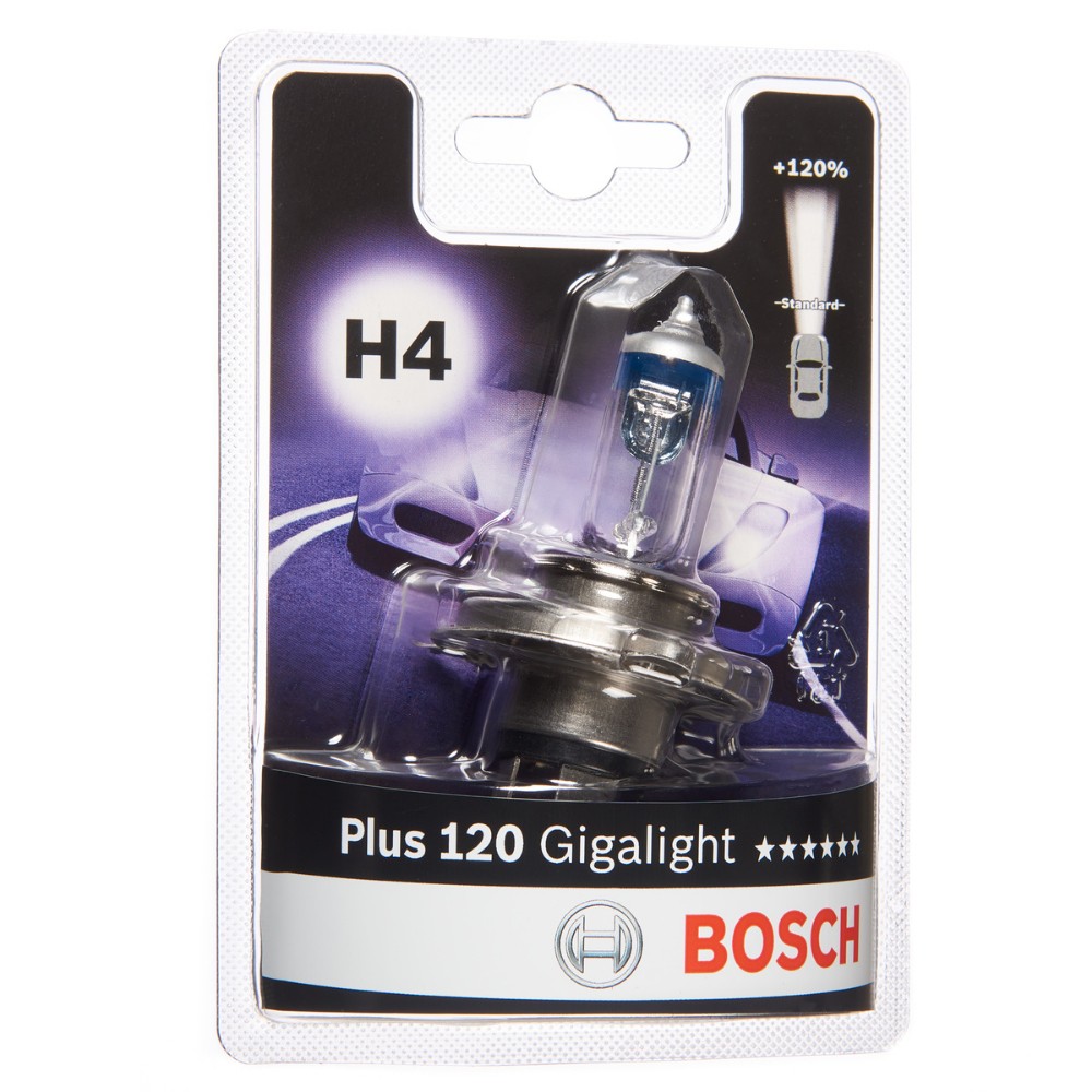 Image for Bosch Plus 120 Gigalight H4 12V 60/55W Single Bulb