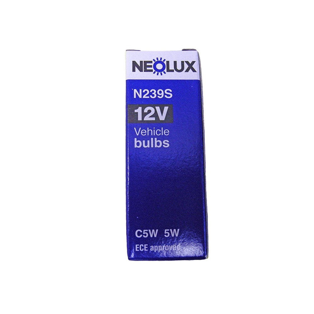 Image for Neolux N239S 12v 5w SV8.5-8 36mm (239) Single box