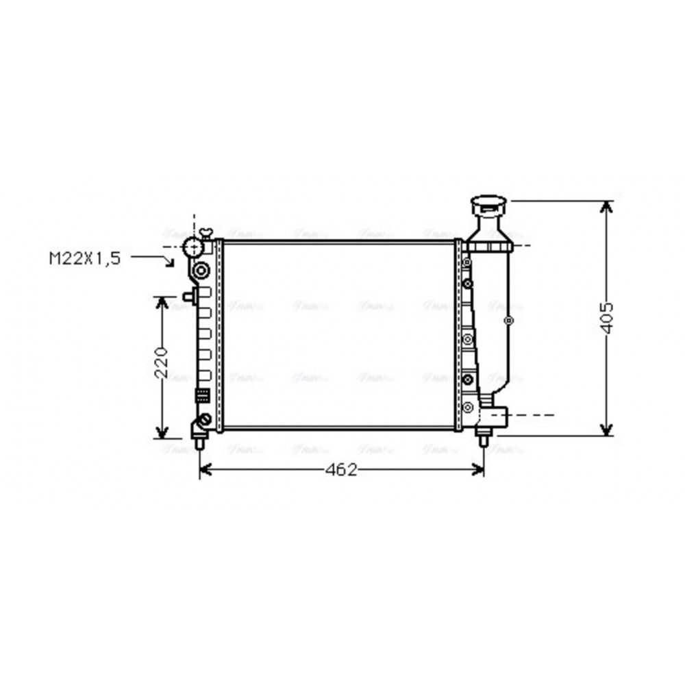 Image for AVA Cooling - Radiator