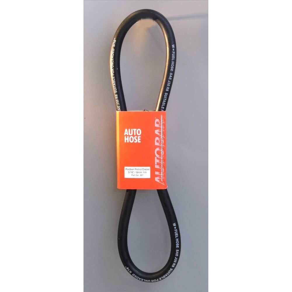 Image for Autobar Rubber Petrol Hose 5/16 (No Clips)