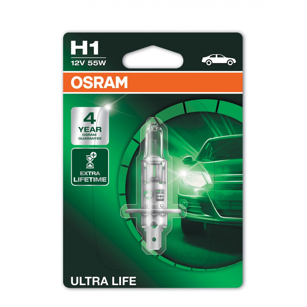 Image for Osram 64150ULT-01B Ultra Life H1/448LL Headlight Bulb