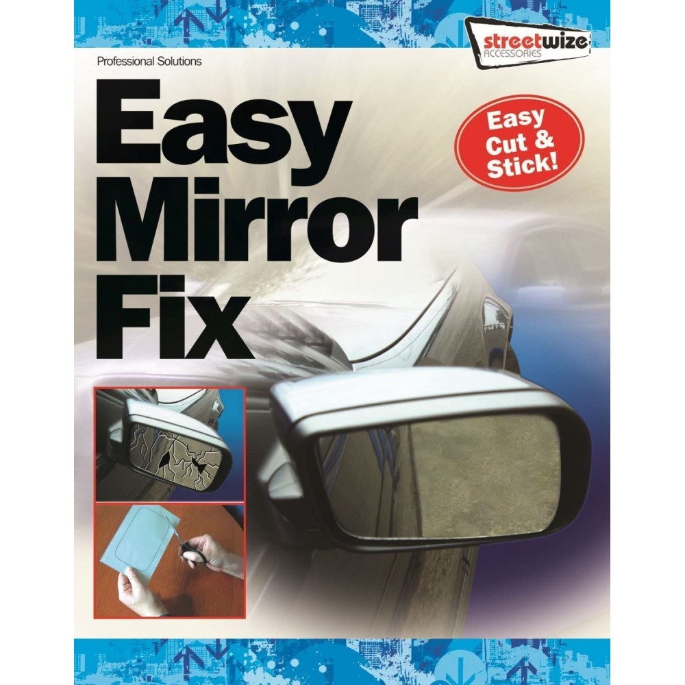 Image for Streetwize Easy Door-Mirror Fix 10''x7''