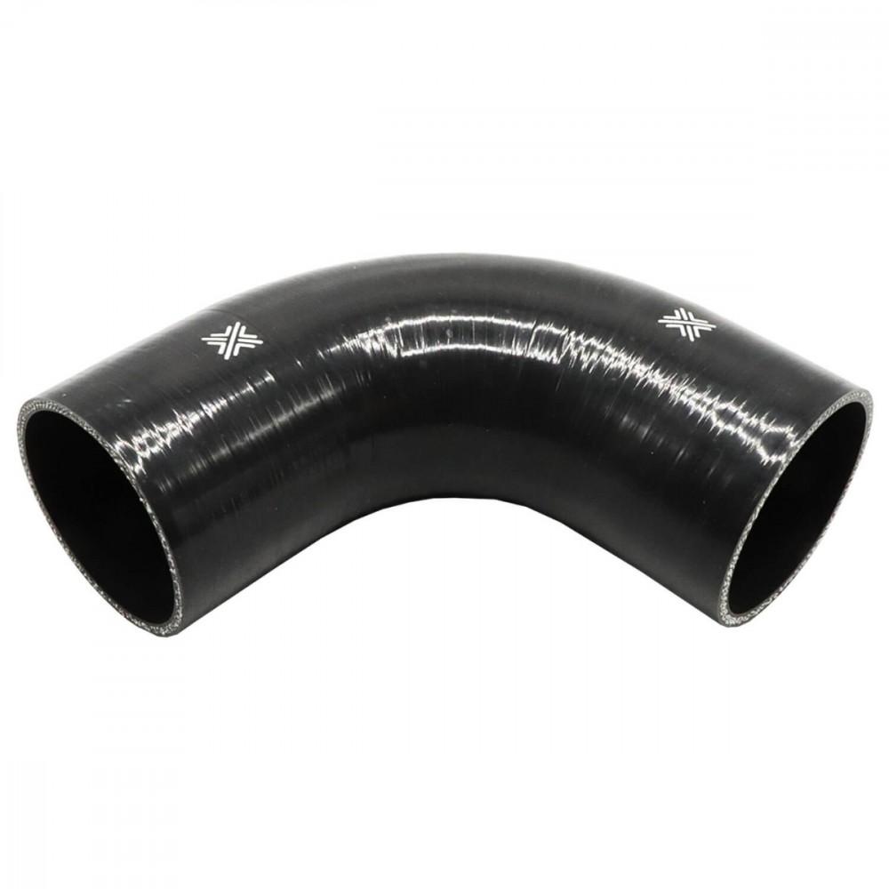Image for Pipercross Performance Silicone HoseBlack 90Ã‚Â° 80mm bore  152