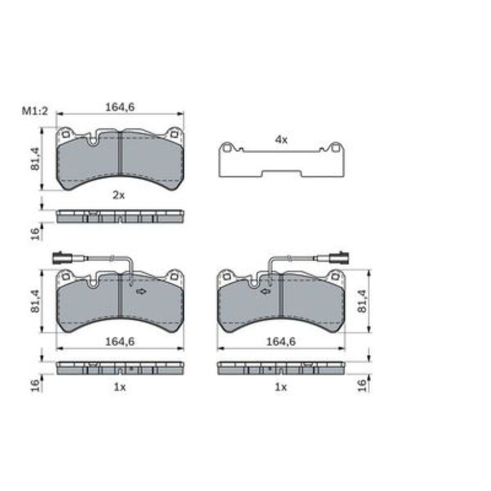 Image for Bosch Brake lining BP2238