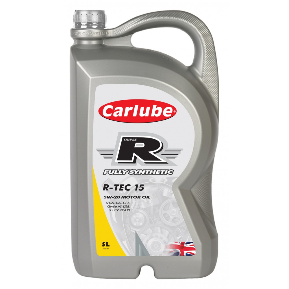 Image for Carlube Triple R KFG005 5W-20 Fully Synthetic Engine Oil 5L