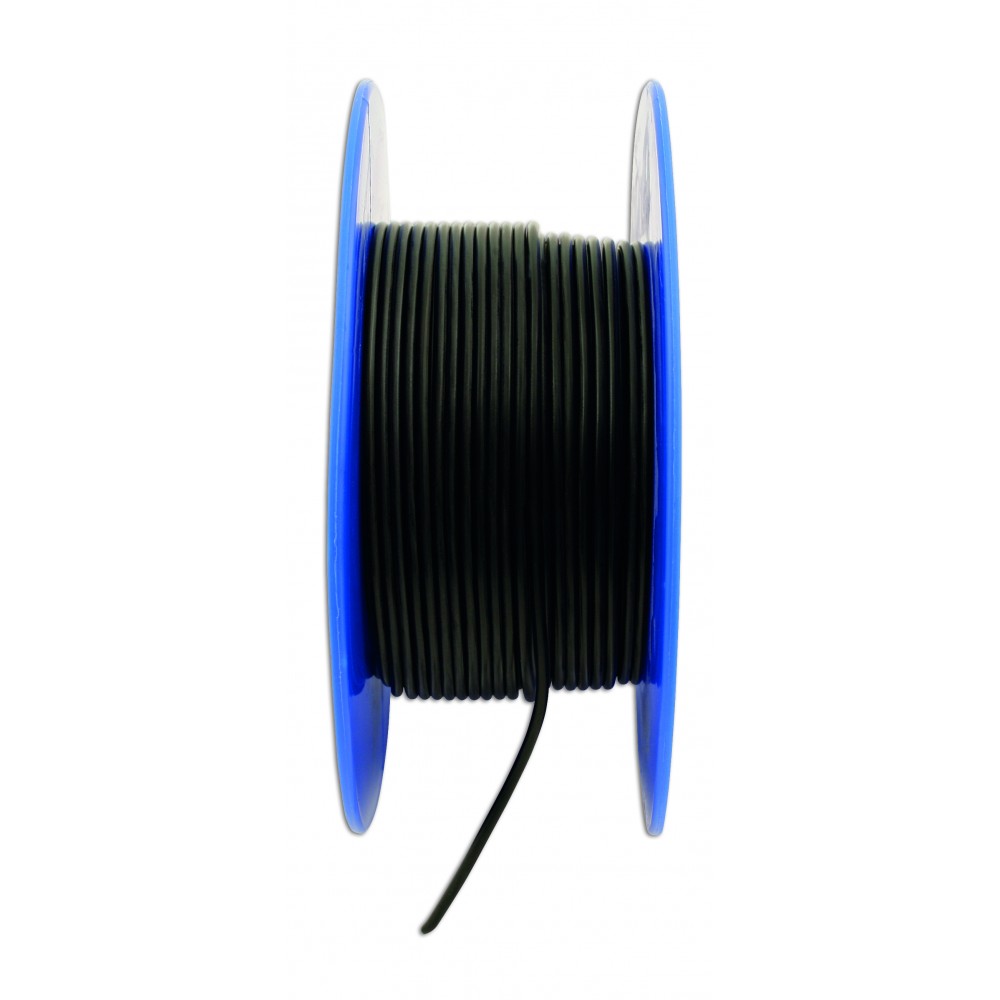 Image for Connect 30030 Black Thin Wall Single Core Cable 28/0.30 50m