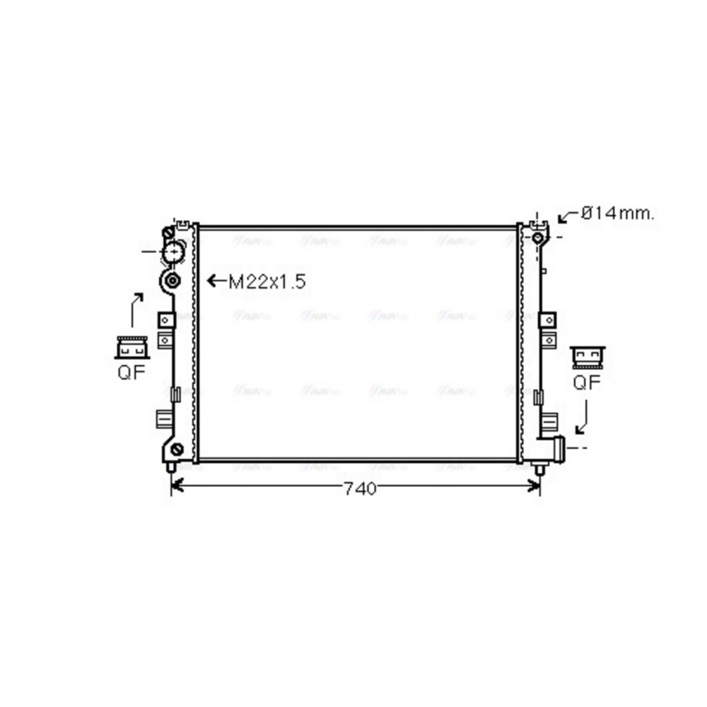 Image for AVA Cooling - Radiator
