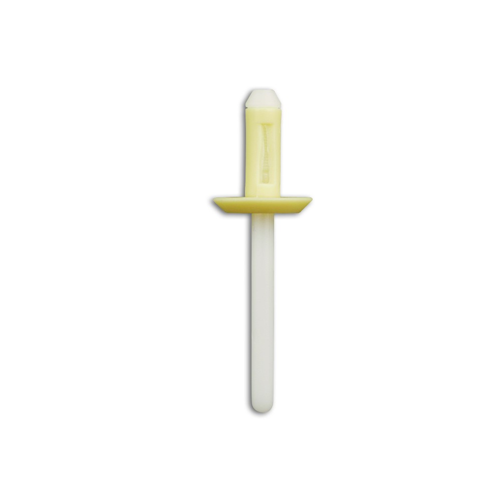 Image for Connect 36159 Trim Rivet Yellow Plastic for General Use ( GM ) Pk 50