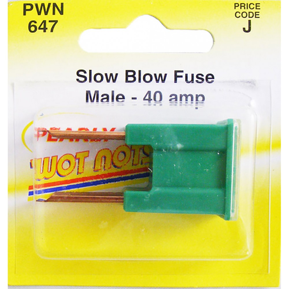 Image for Pearl PWN647 Slow Blow Fuse-Male 40A