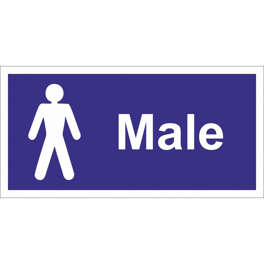 Image for Castle SS031SA Male WC Safety Sign
