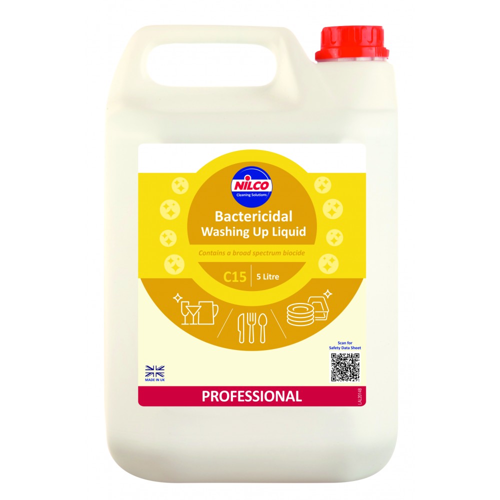 Image for Bactericidal Washing Up Liquid 5Ltr