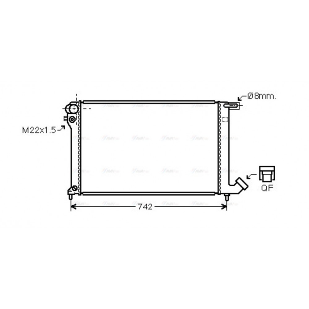 Image for AVA Cooling - Radiator