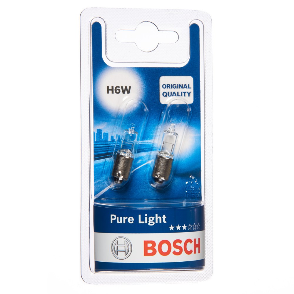 Image for Bosch Pure Light H6W 12V 6W Set