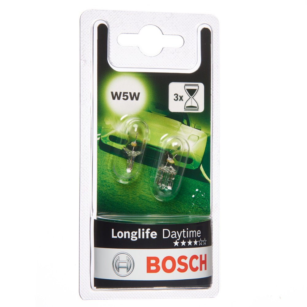 Image for Bosch Longlife Daytime W5W 12V 5W Set