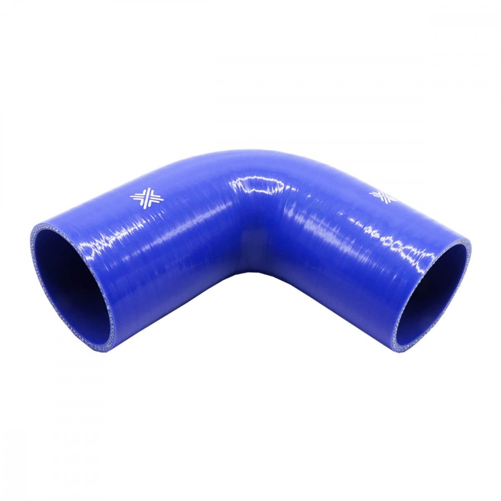 Image for Pipercross Performance Silicone HoseBlue 90Ã‚Â° 76mm bore  152m