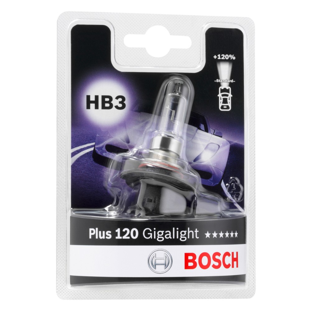 Image for Bosch Plus 120 Gigalight Hb3 12V 60W Single Bulb