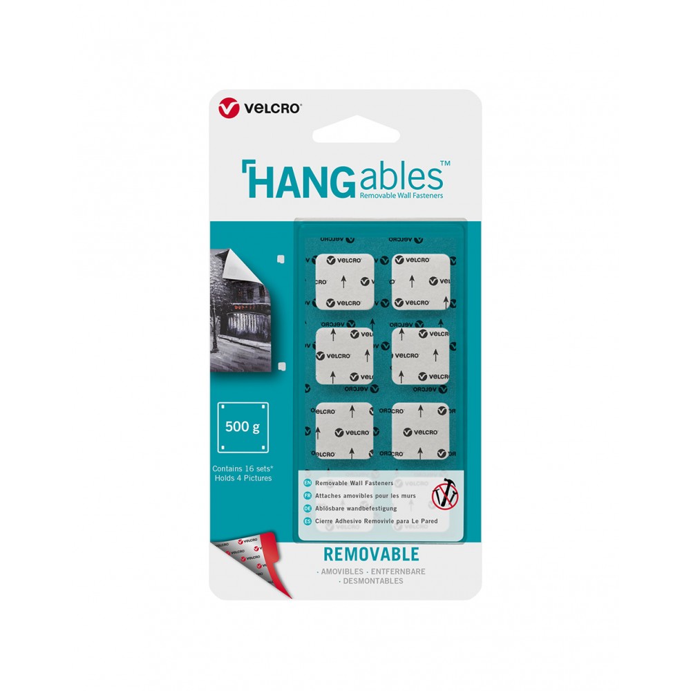 Image for VELCRO  Brand HANGables 19mm squares. 16 ct. 6/24