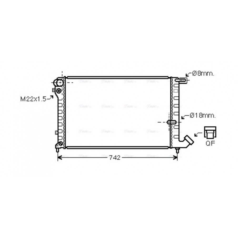 Image for AVA Cooling - Radiator