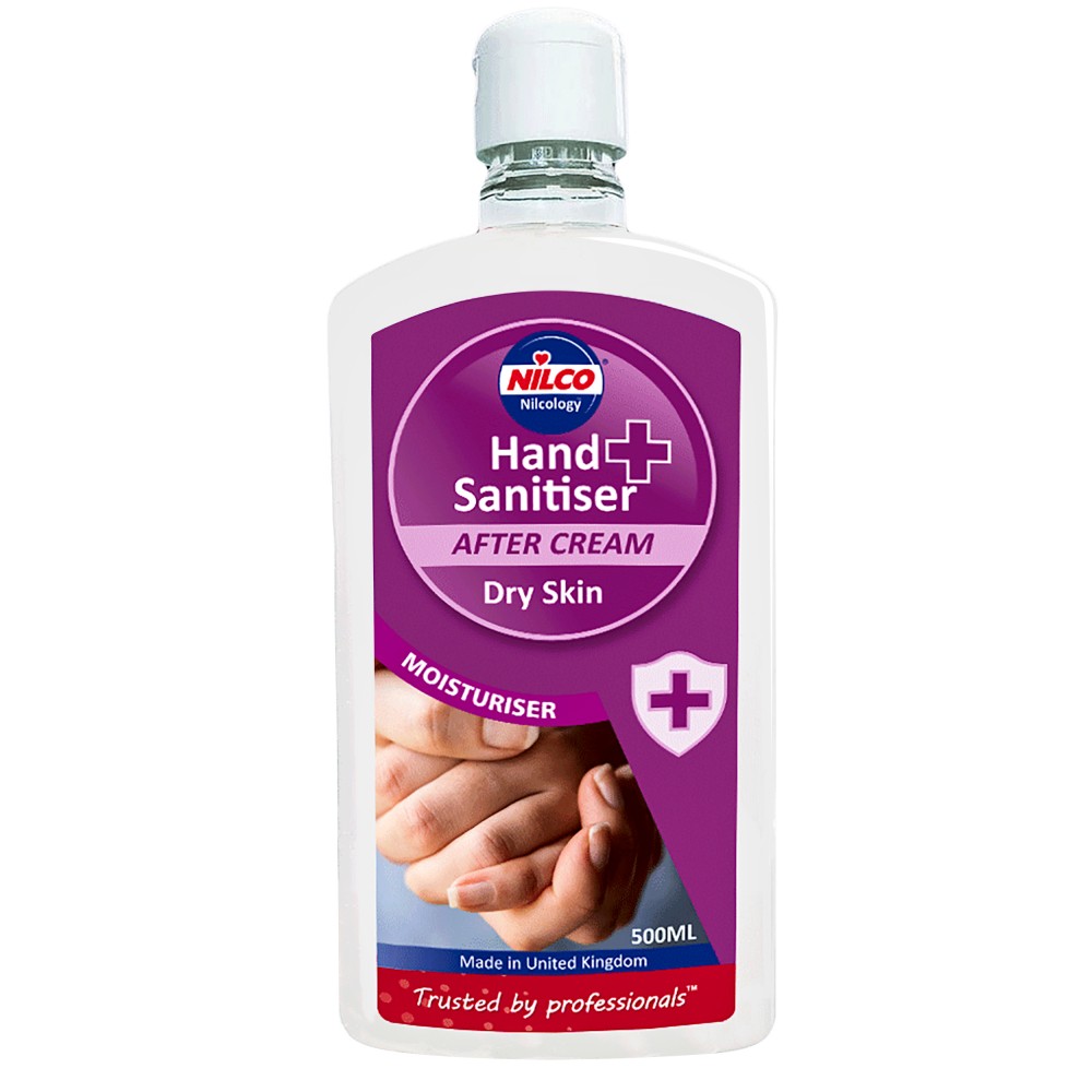 Image for Nilco Hand Sanitiser After Cream Dry Skin Moisturiser 500ml