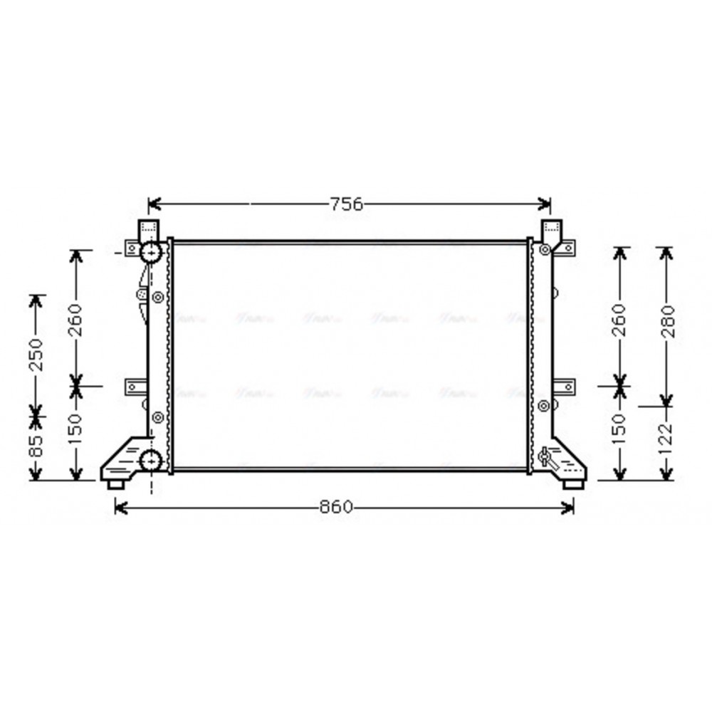 Image for AVA Cooling - Radiator