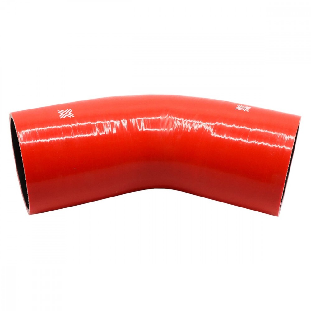 Image for Pipercross Performance Silicone HoseRed 45Ã‚Â° 102mm bore  152m
