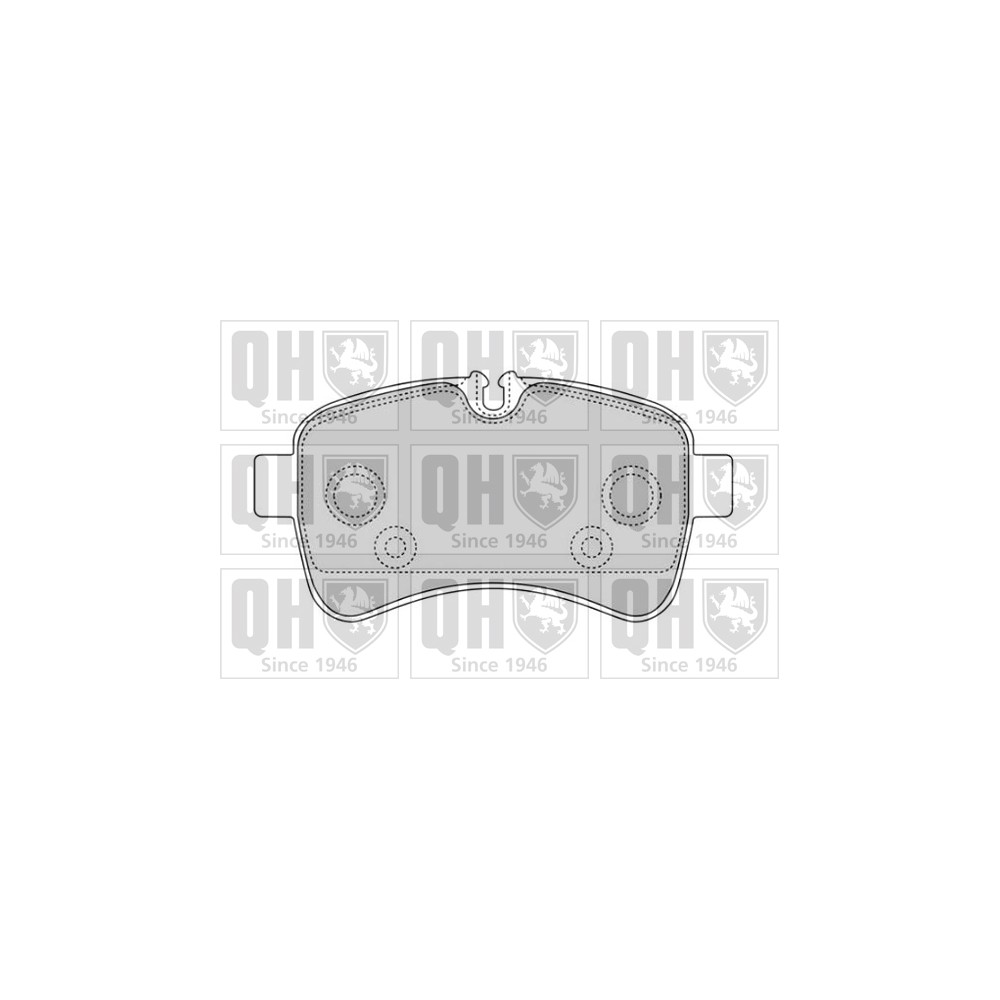 Image for QH BP1672 Brake Pad Set