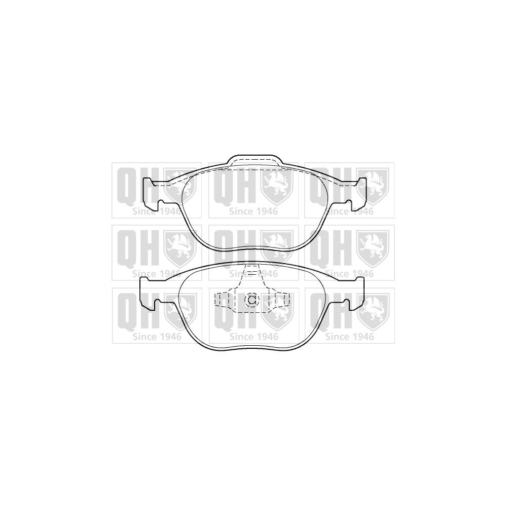 Image for QH BP1358 Brake Pad Set