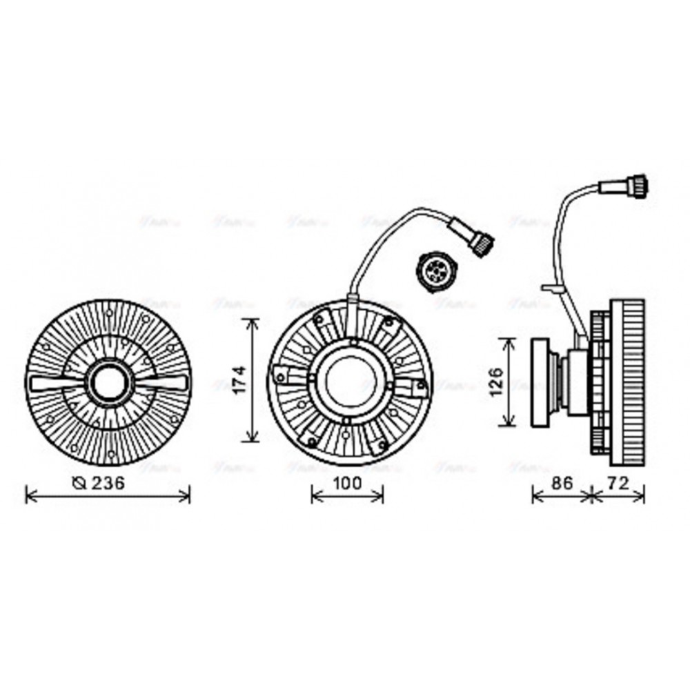 Image for AVA Cooling - Fan Clutch