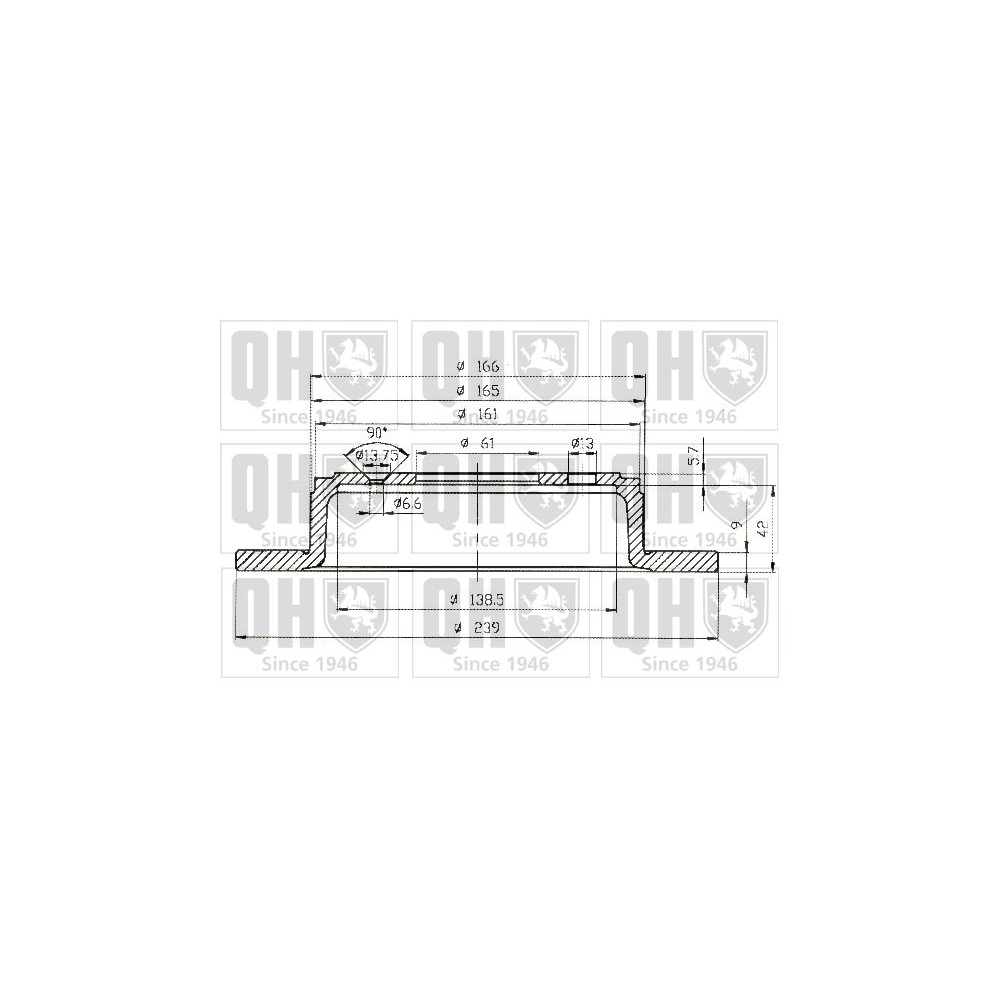 Image for QH BDC4746 Brake Disc