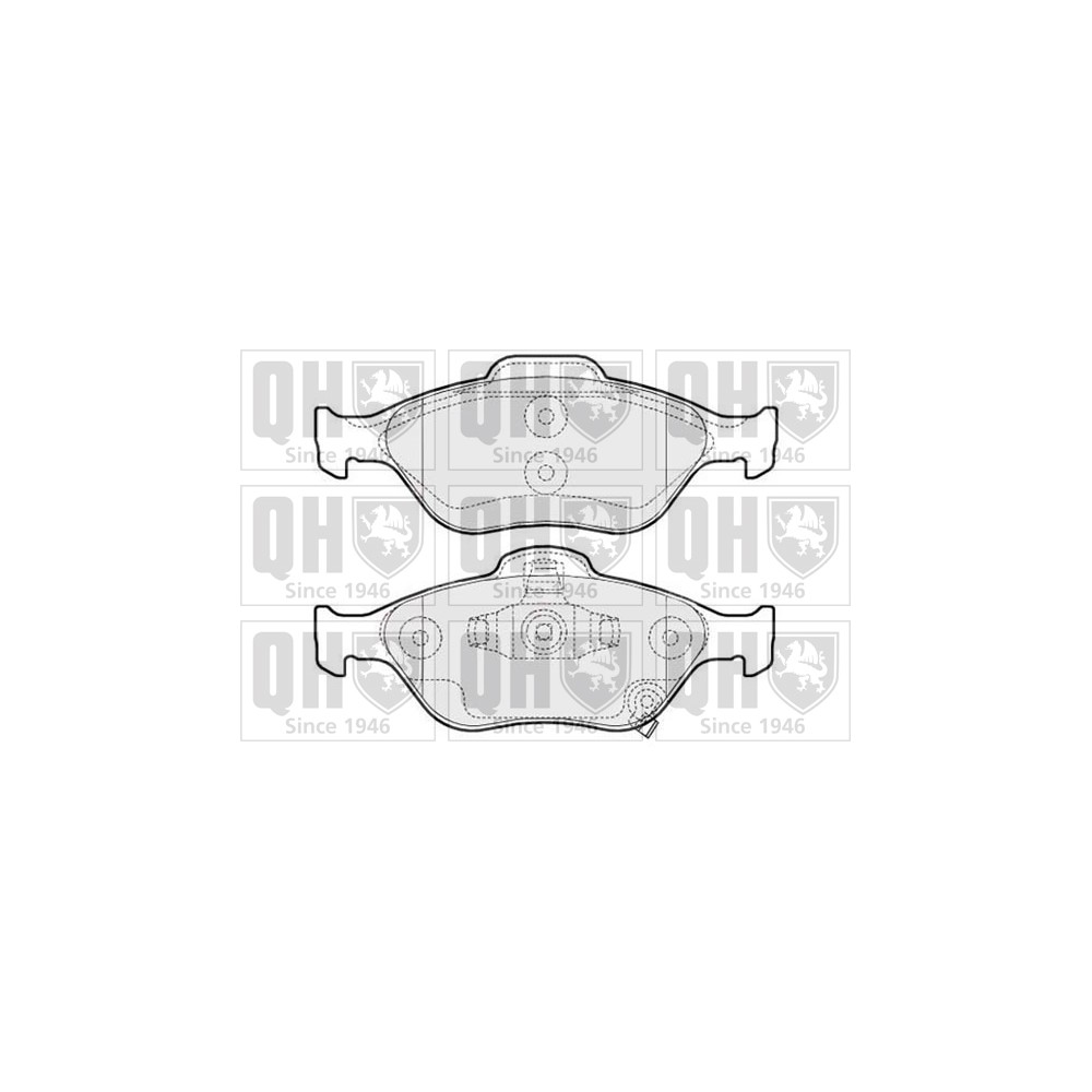 Image for QH BP1584 Brake Pad Set