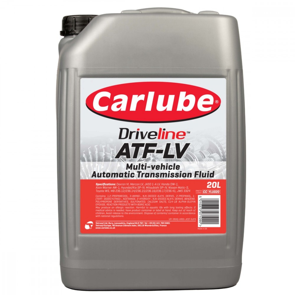Image for Carlube Driveline ATF-LV Fully Synthetic