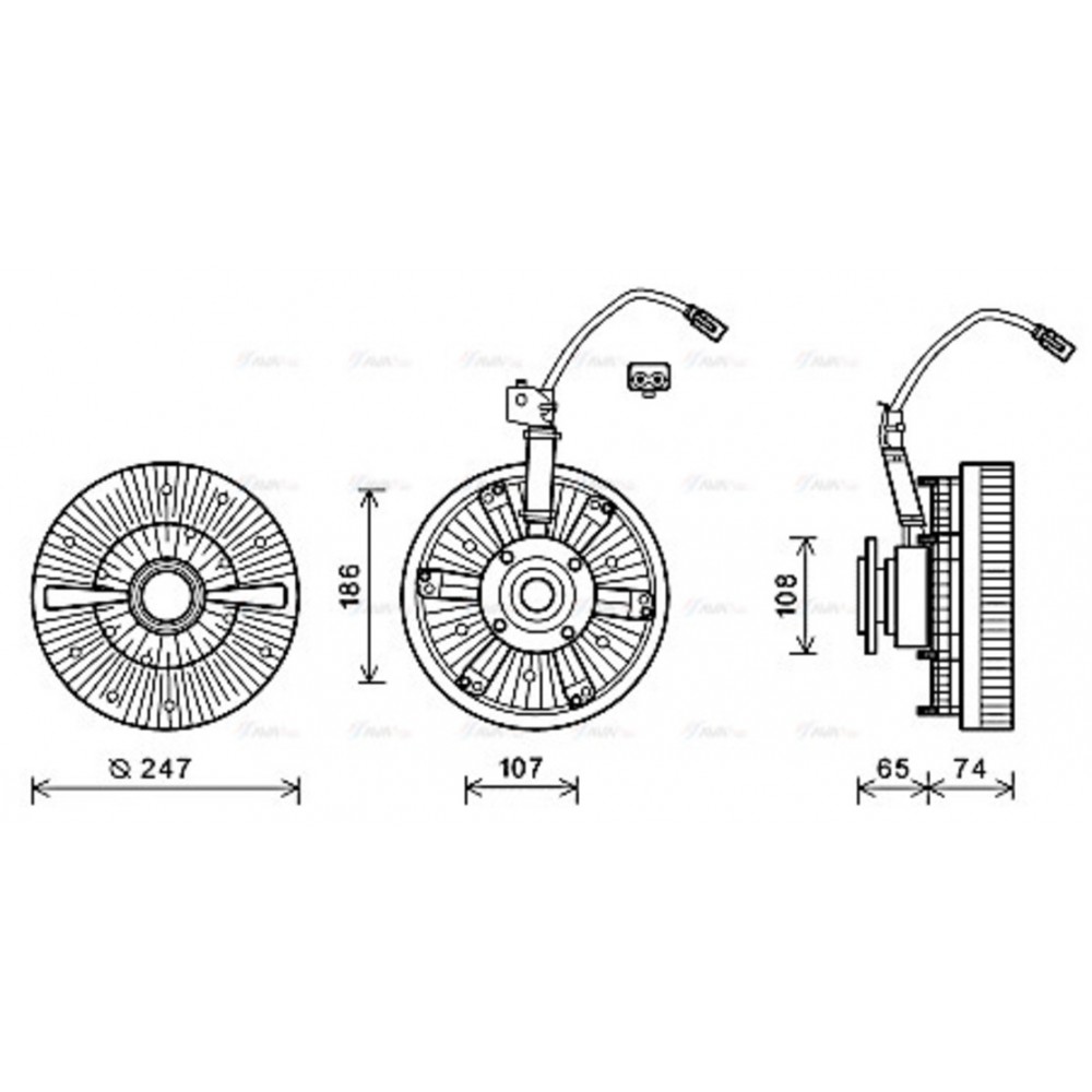 Image for AVA Cooling - Fan Clutch