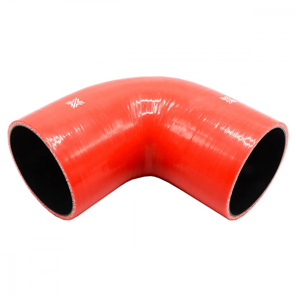 Image for Pipercross Performance Silicone HoseRed 90Ã‚Â° 102mm bore  152m