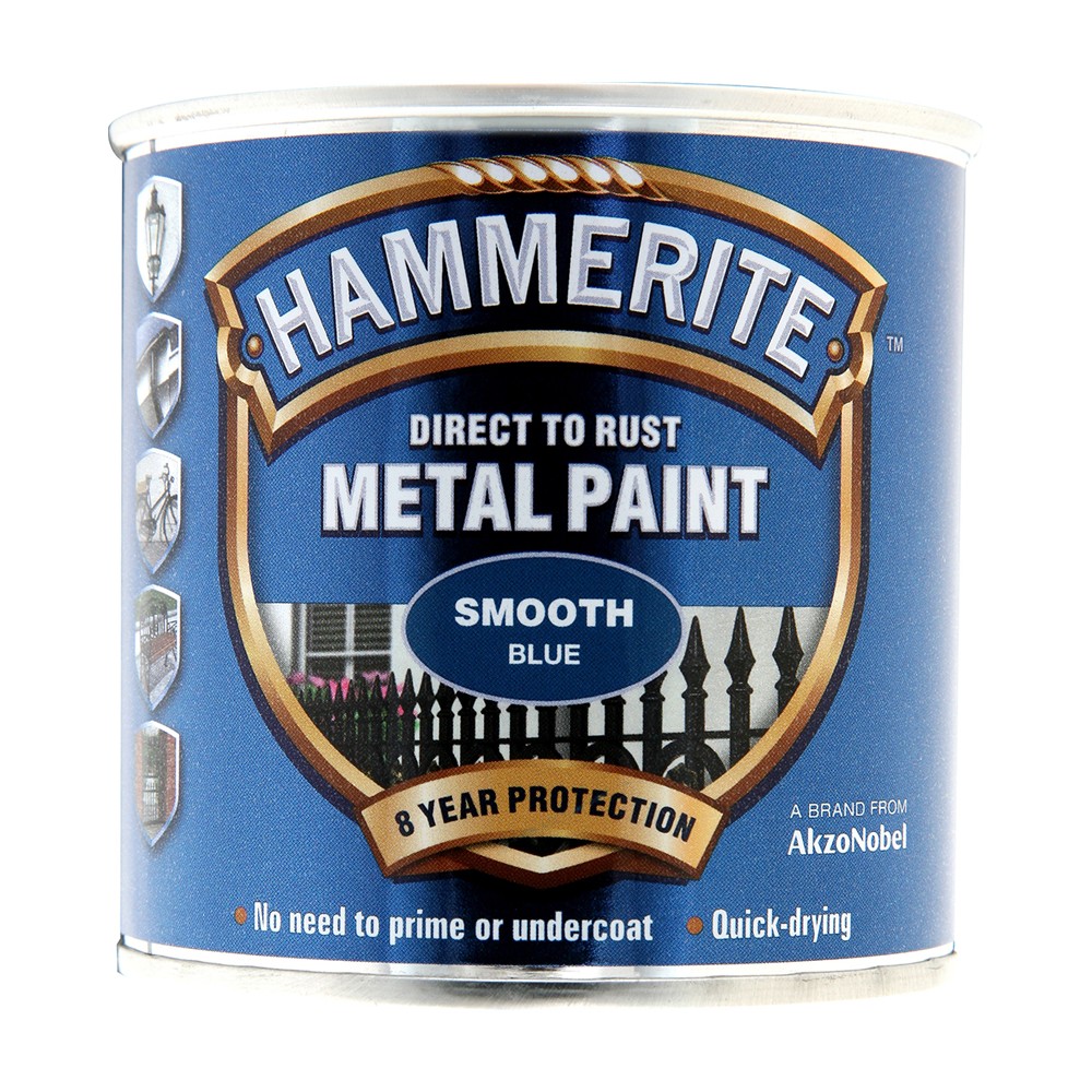 Image for Hammerite 5084884 Smooth Blue 250ml