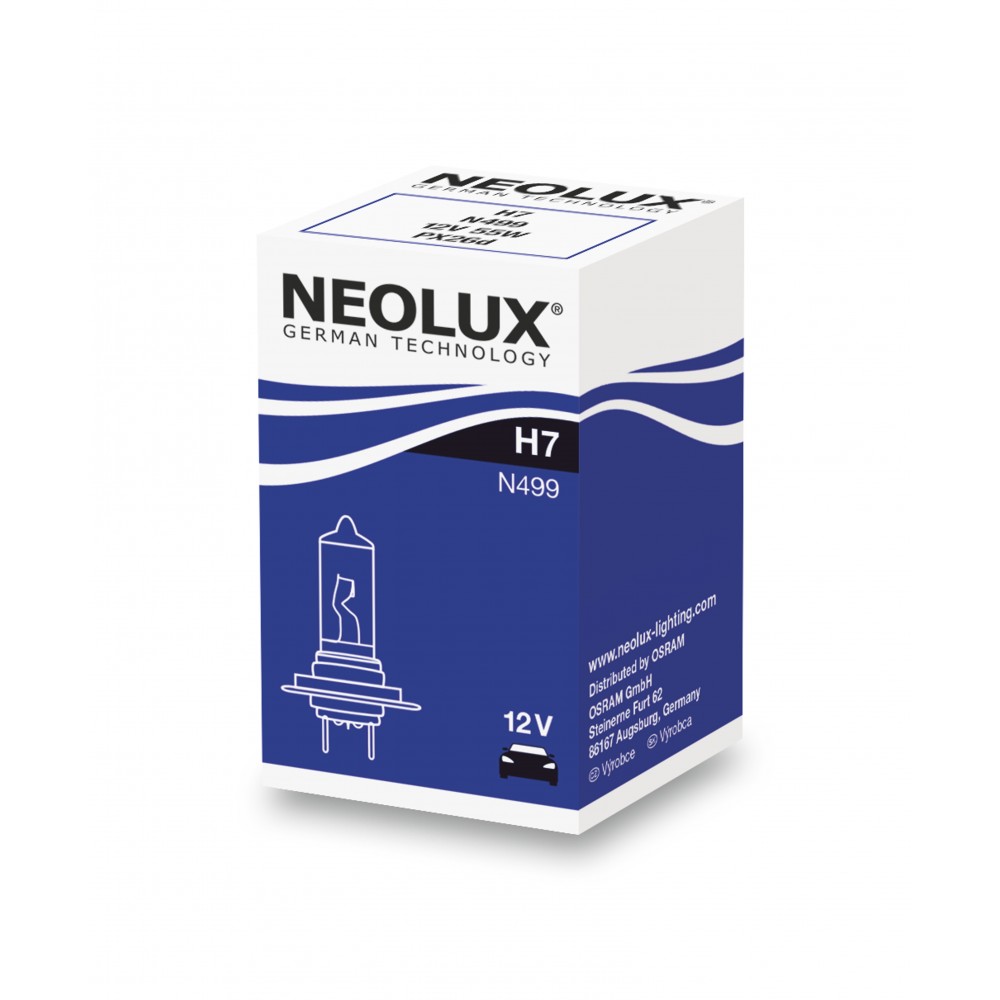 Image for Neolux N499 12v 55w H7 (477) Single box