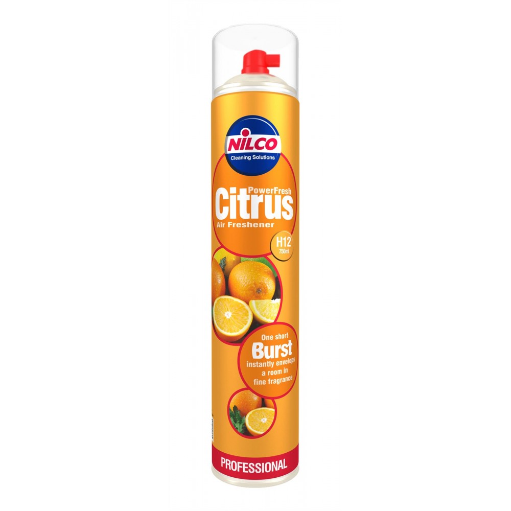 Nilco Super Power Fresh SVTN750CG Citrus Aerosol Air 