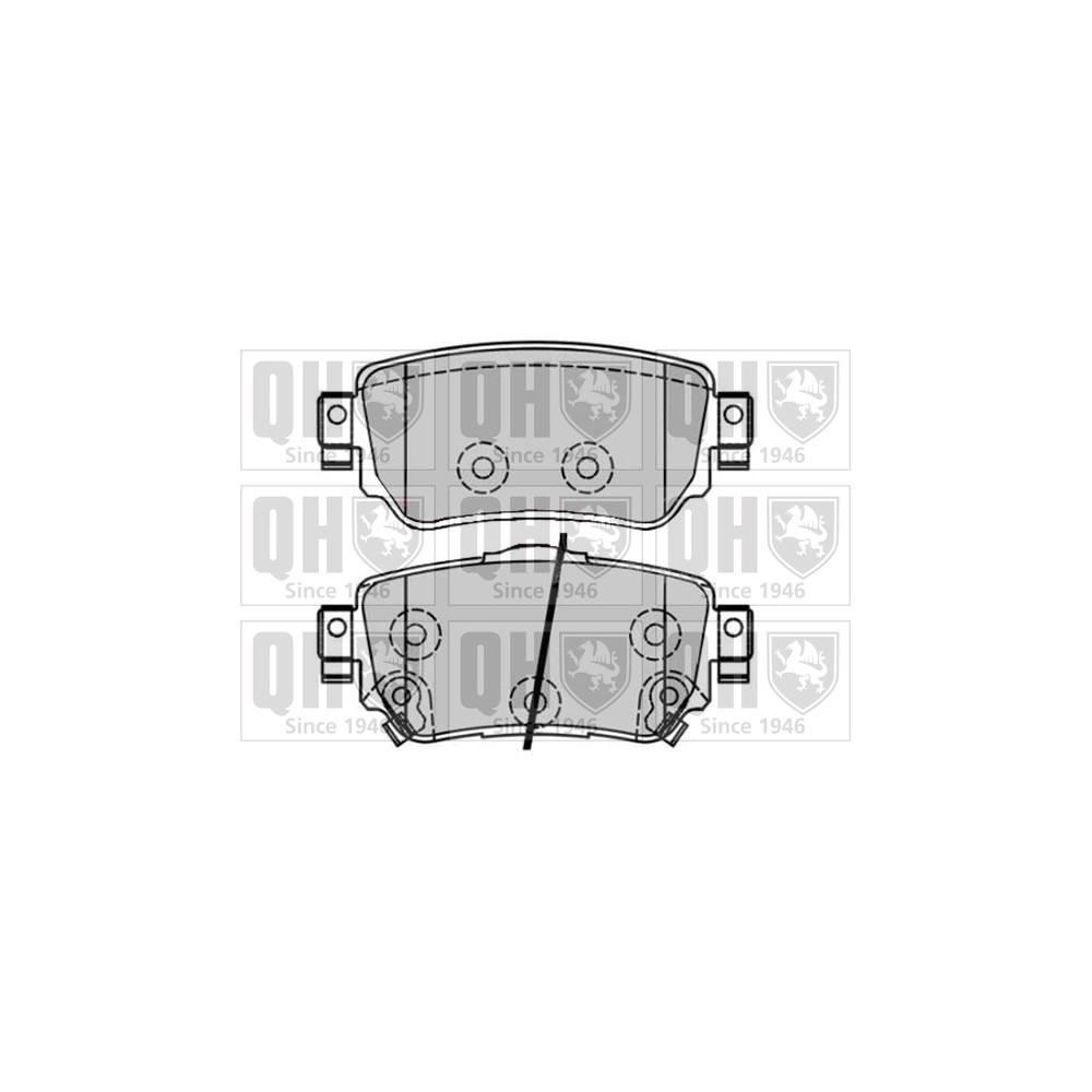 Image for QH BP1855 Brake Pad Set
