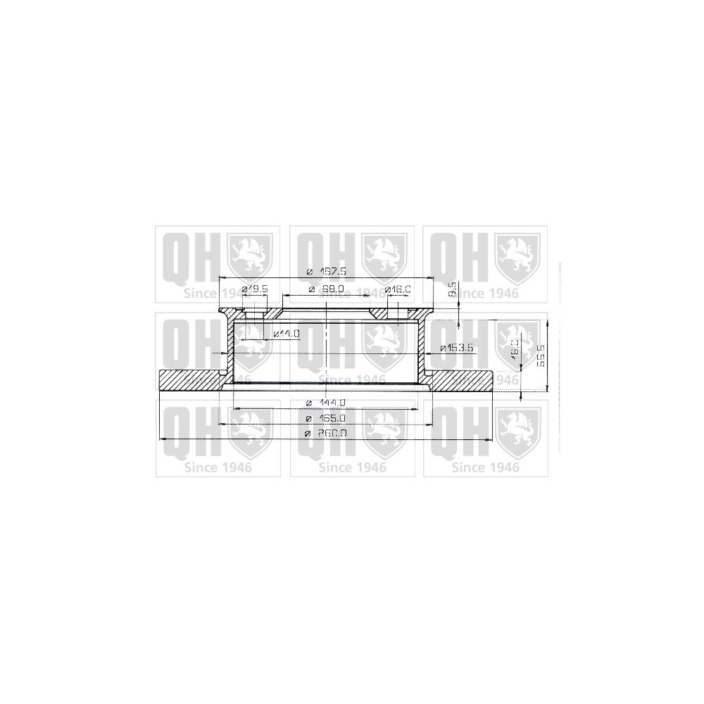 Image for QH BDC3788 Brake Disc