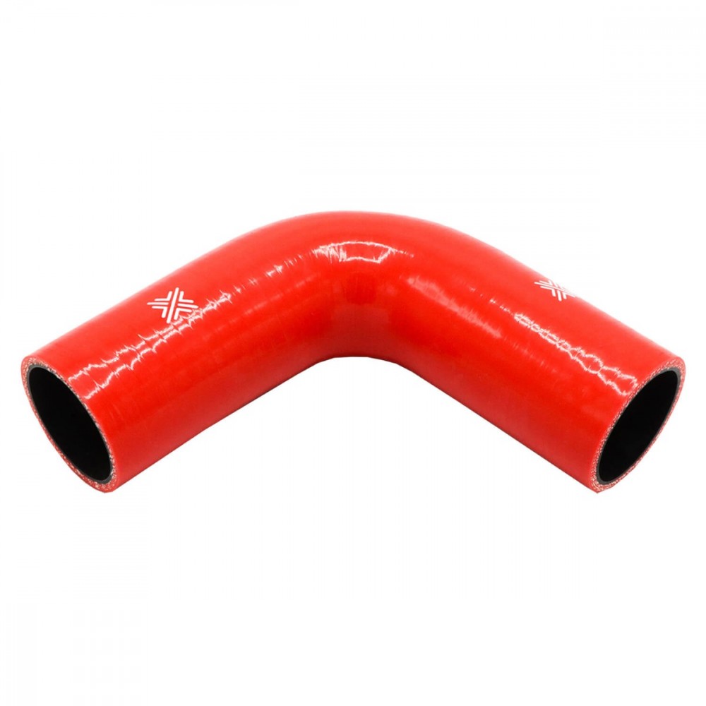 Image for Pipercross Performance Silicone HoseRed 90Ã‚Â° 50.8mm bore  152