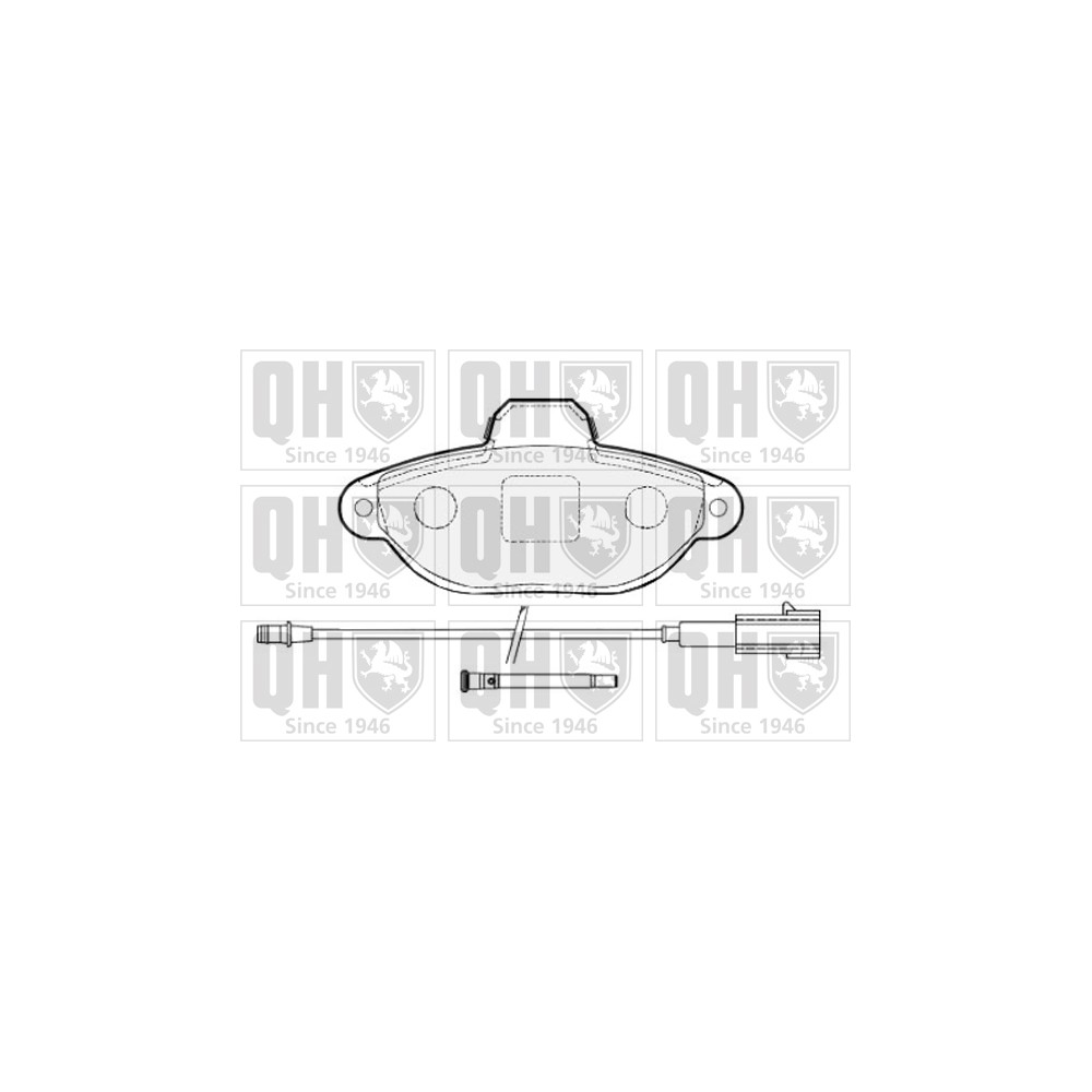 Image for QH BP1576 Brake Pad Set