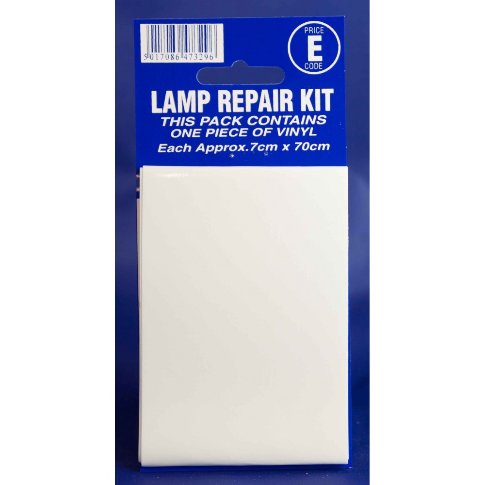 Image for Castle V410 Lamp Repair Clear E Code Stickers