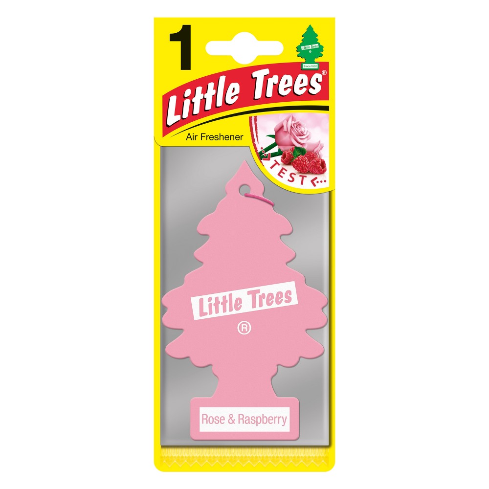 Little Trees MTR0080 Single Carded Air Freshener - Rose 