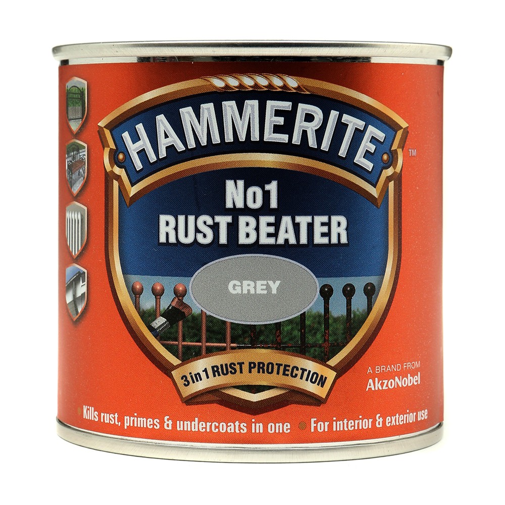 Image for Hammerite No.1 Rust Beater Grey 250ml