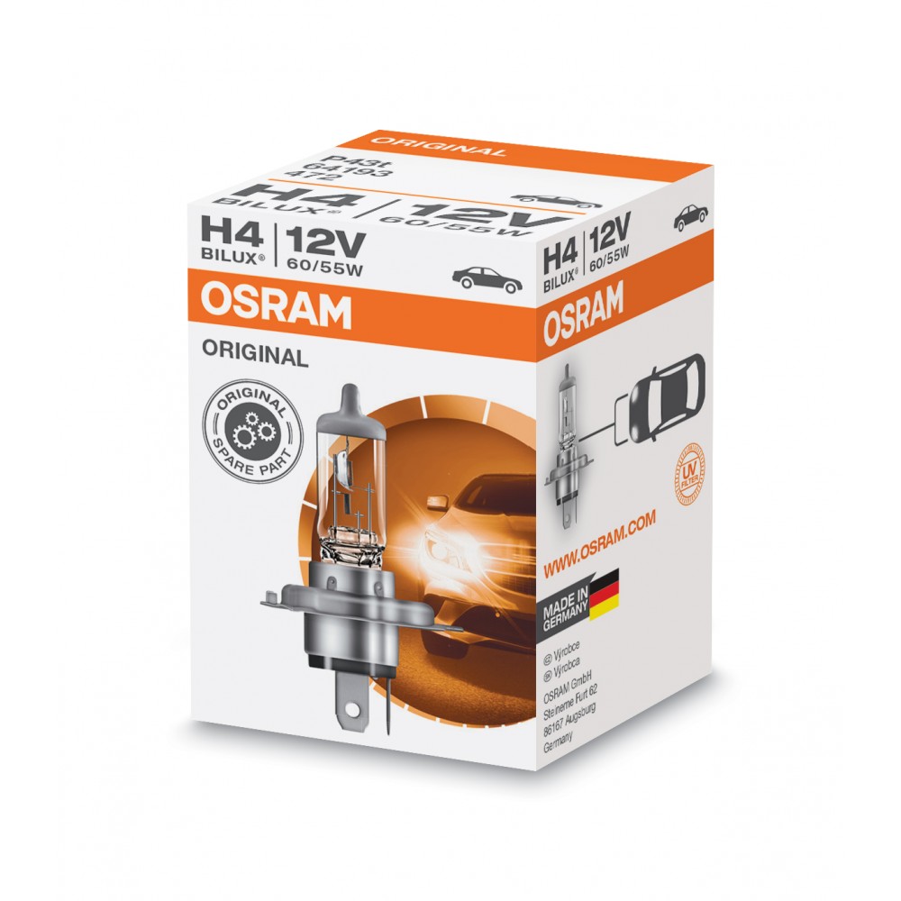 Image for Osram 64193 OE H4/472 Headlight Bulb