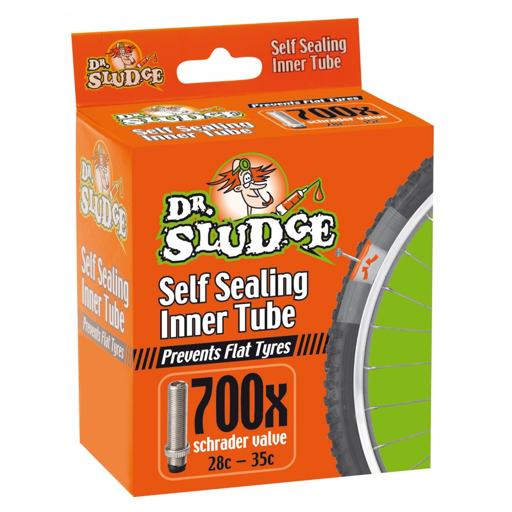 Image for Dr Sludge 4019 700 x 28c - 35c Schrader Puncture Protection Inner Tube