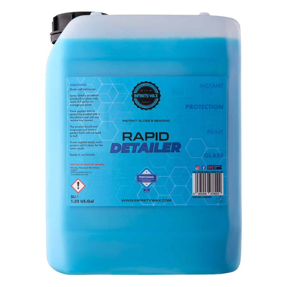 Image for Infinity Wax Rapid Detailer Blue 5L